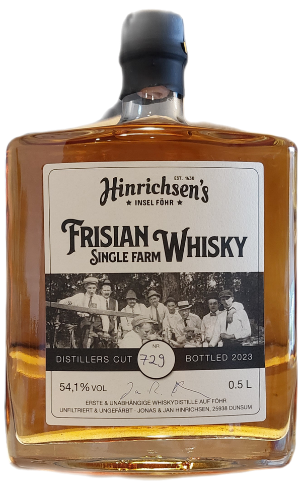 Hinrichsen's Farm Distillery - Frisian Single Farm Whisky - Distillers Cut - 0,5l