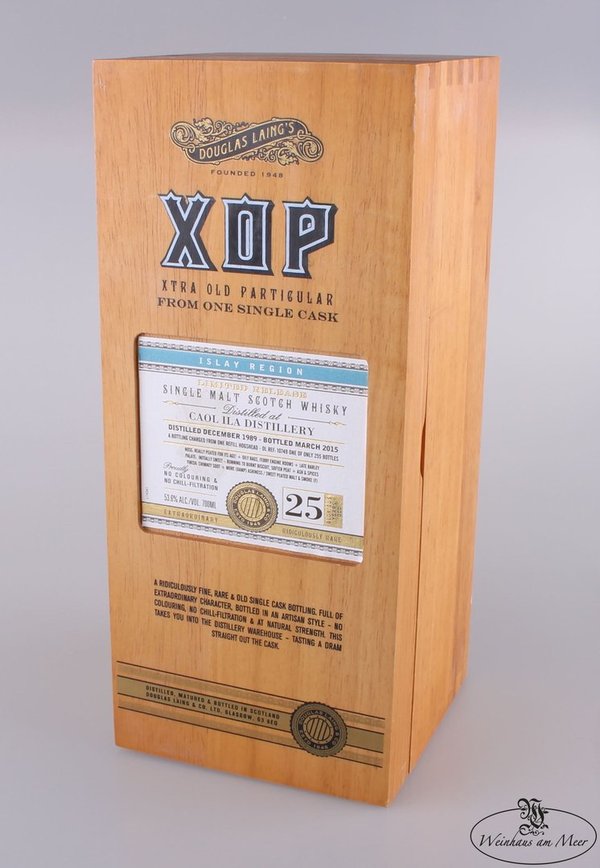 XOP - XTRA Old Particular - Islay Region - Caol Ila 25 - Single Malt Scotch Whisky