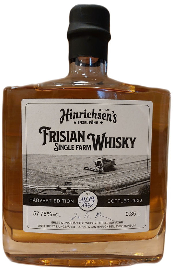 Hinrichsen's Farm Distillery - Frisian Single Farm Whisky - Harvest Edition - 0,35l