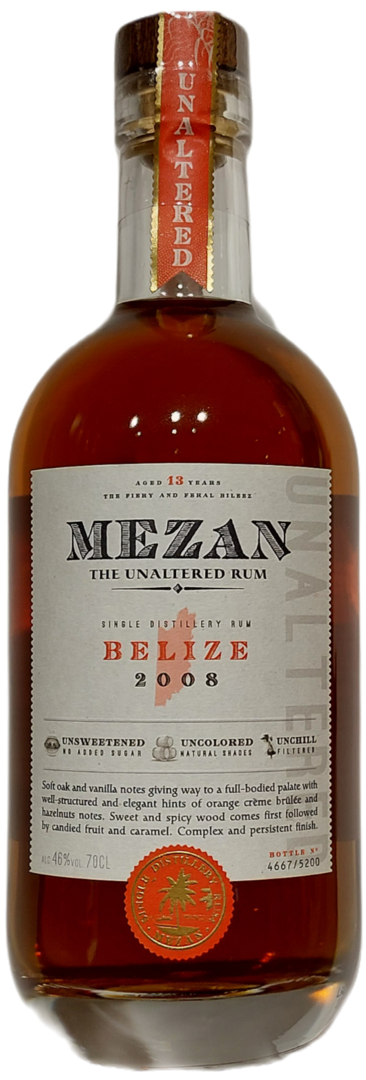 Mezan Rum - Belize 2008- 0,7l